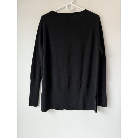 Vince Women Size Small Cashmere Sweater Black Relaxed Fit - Picture 7 of 12
